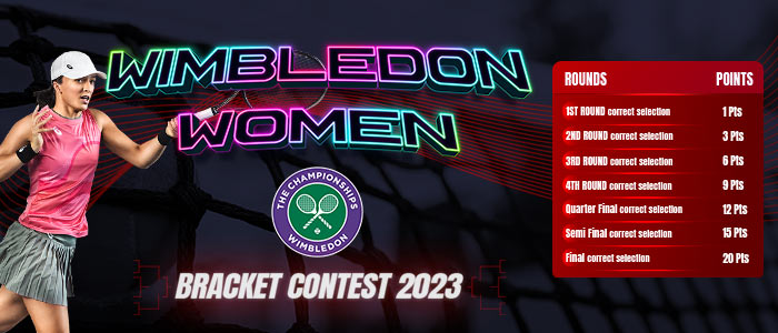 Women’s Tennis US Open Bracket Contest 2023