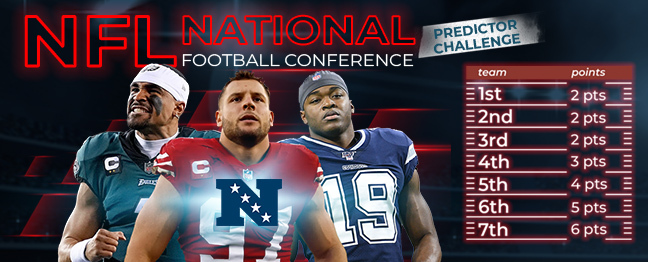 NFL Predictor challenge National Football Conference (NFC)